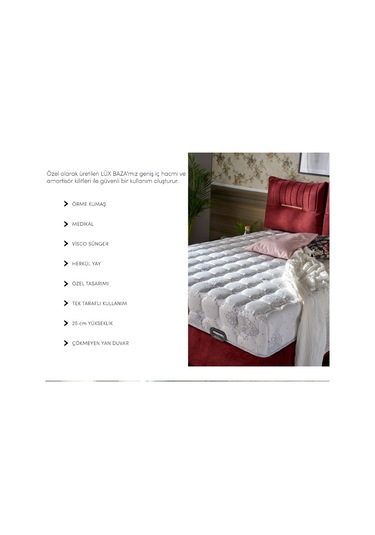 Nivabaza Niva Gold Visco Baza Başlık Yatak Tüm Ölçülerde Ve Renklerde