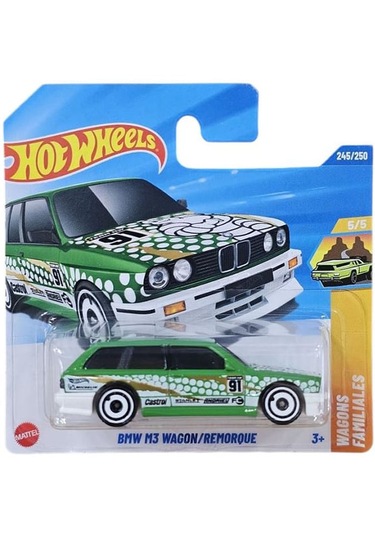 Hot Wheels - Bmw M3 Wagon Beyaz -Yeşil