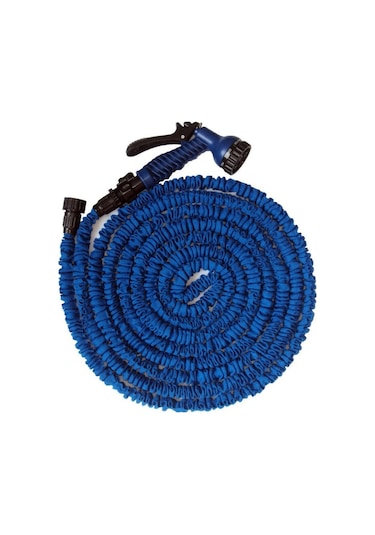 30 Metre Bahçe Sulama Araç Yıkama Hortumu 7 Kademeli  Başlık