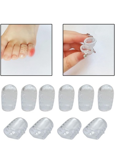 Suntek 10x Silikon Ayak Parmak Koruyucuları Koşu Yürüyüşü