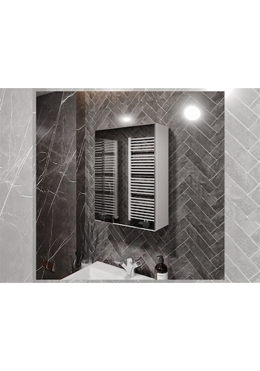 Banyo Tuvalet Aynalı Dolap Çok Renkli