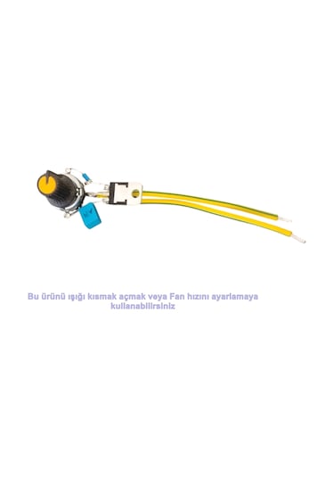 ENDER 220 Volt Hazır Dimmer Devresi Anahtarlı Potans B500K(Hız Devir ve Işık Lümen Ayarı Yapılabilir)