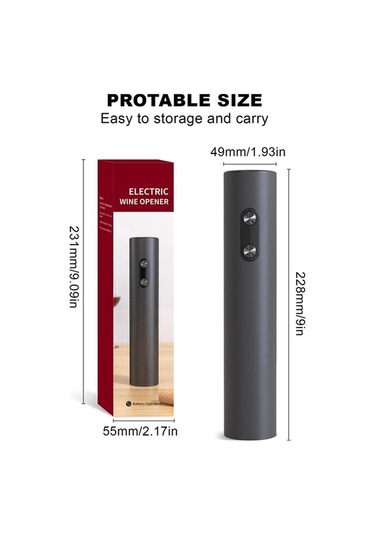 Ulzyvf Siyah Şişe Açacak, Otomatik Şaraplık Açacak, Şişe Açacağı Xy Siyah