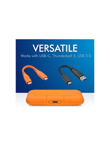 Lacie STHR4000800 Rugged 4 TB USB Type-C Taşınabilir SSD