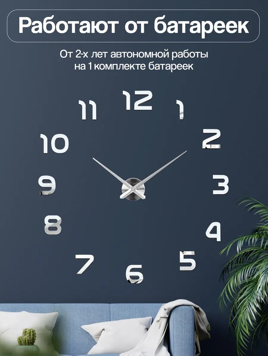 Casy Market Mutfak İçin Dekoratif Büyük Rakamlı 3b Duvar Saati 171156919 Gri