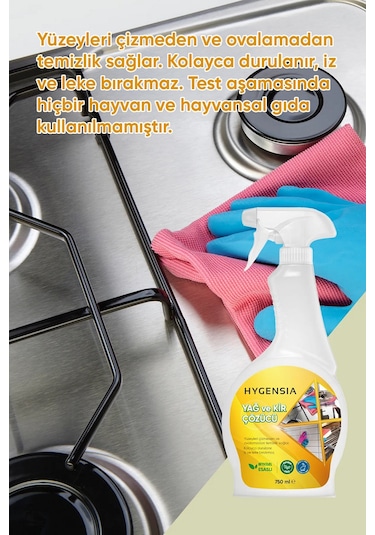 Hygensia Yağ ve Kir Çözücü 750 ML