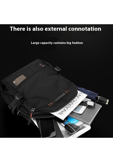 Wepower 8107 Erkekler Seyahat İşe Gidiş Dizüstü Sırt Çantası Naylon Büyük Kapasiteli Öğrenci Rahat Sırt Çantası Gri