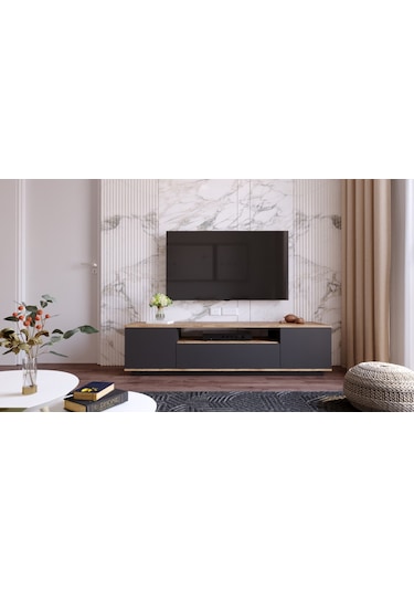 Robin Home Loft Tv Ünitesi Televizyon Sehpası Tv Sehpası Lf7-Aa