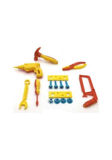 16 Parça Oyuncak Tamirat Tadilat Seti Takımı Tamir Oyuncakları