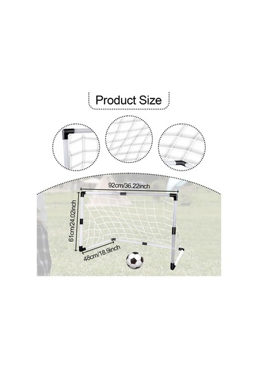 Homyl Çocuklar Için Arka Bahçe Futbol Kalesi Seti Yetişkinler Çok