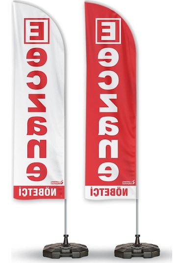 Nöbetçi Eczane Yelken Bayrak 2'li Paket V1