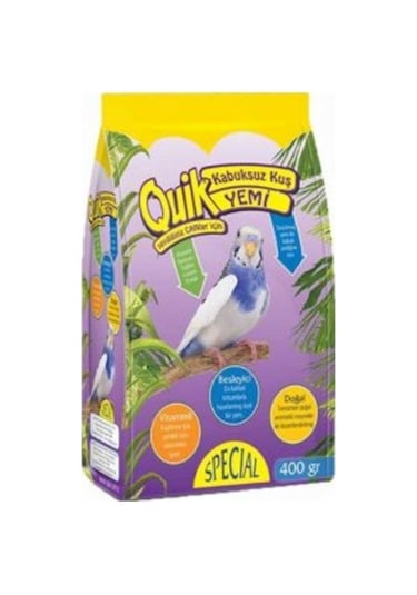 Quik Kabuğu Soyulmuş Special Yem 400 G