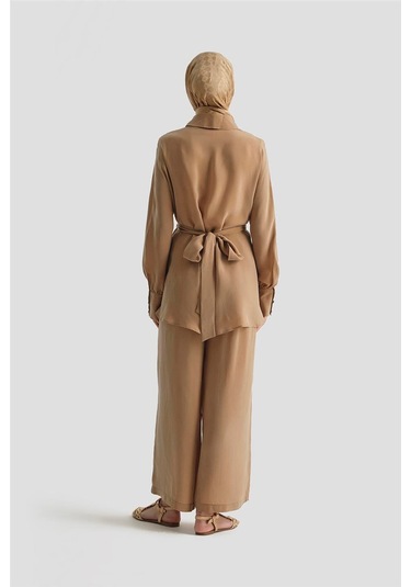 Armine Çapraz Bağlamalı Cupra Takım 25y6032 Sahra Camel