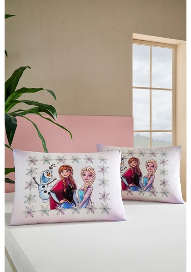 Özdilek Frozen Frosted Disney Lisanslı 2'li Yastık Kılıfı Lila