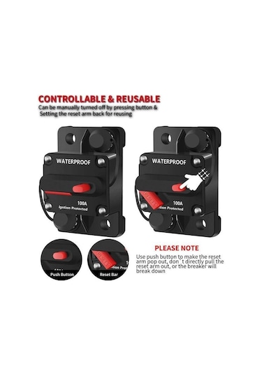 Dc Sigorta 40a Waterproof