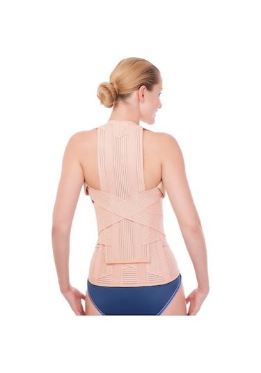 Variteks 140 Elastik Dorso Lomber Korse Balenli Yükseklik Ayarlı
