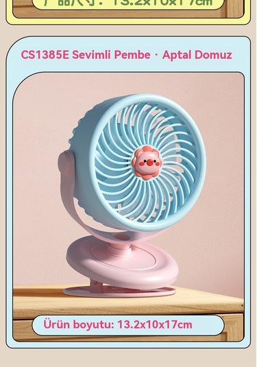 Aurora Yeni Ofis Klibi Mini Usb Şarj Küçük Fan Açık Kamp