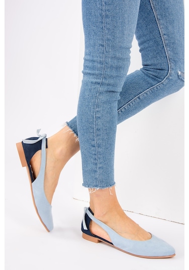 Fox Shoes Mavi/lacivert Kadın Babet H726324002 Mavi - Lacivert