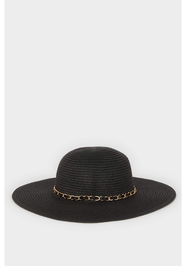 Defacto Kadın Hasır Şapka M8834az25smbk23 Siyah