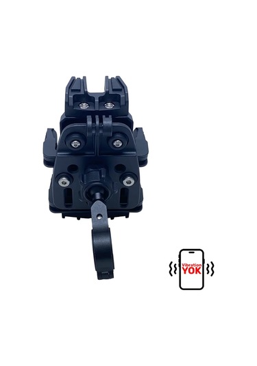 Ct-m18 Telefon Tutucu Titreşim Önleyici Motosiklet Gidon Montajlı 8 Pençeli Siyah Su Geçirmez Siyah