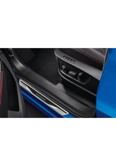 Peugeot 5008 Uyumlu Kapı Eşiği Karbon Krom 4 Parça