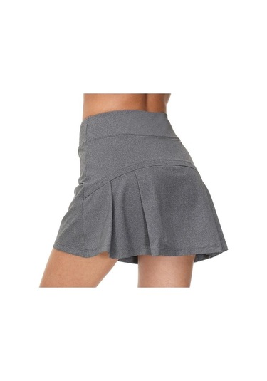 Fastbuy Komial Kadın Aktif Skort Günlük Kısa Etek Açık Gri Xs Açık Gri Gri