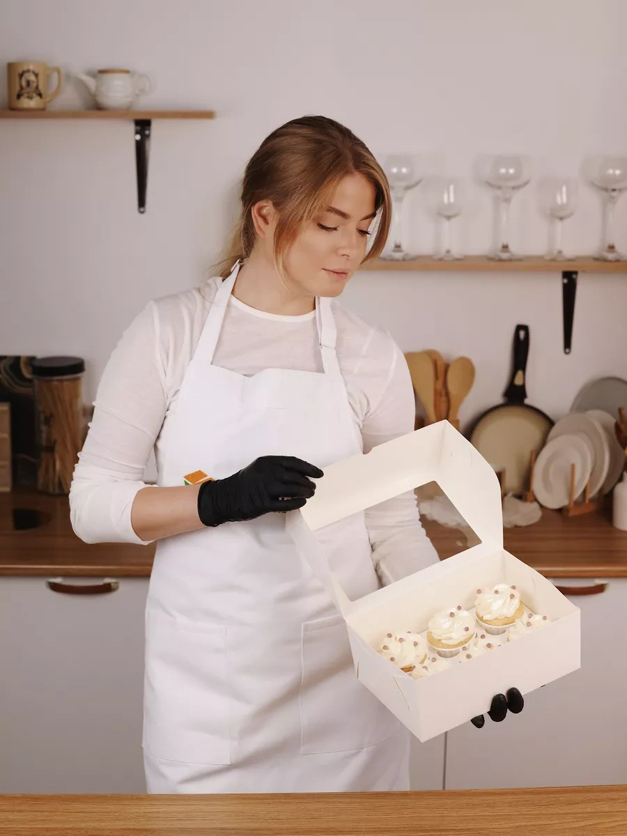 Upakeko 6 Adet Kek Ve Muffin İçin Karton Kutu 171541410