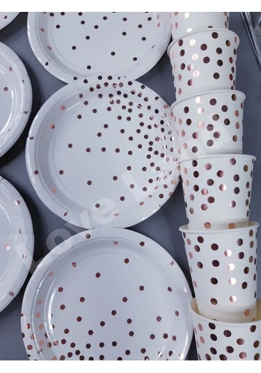 Love Land Tek Kullanımlık Tabak Çanağı 12 Kişilik: 18 Cm Tabaklar, 250 Ml Bardaklar 168209224 Diğer