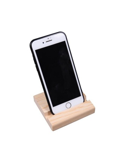 Meks'ten Doğal Ahşap Cep Telefonu Ve Tablet Tutucu Stant