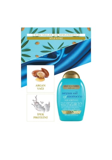 OGX Nemlendirici ve Canlandırıcı Argan Oil Morocco Sülfatsız ŞampUAN + Saç Kremi 2 x 385 ML +Yağ 100 ML