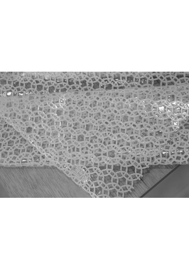 Pvc Şeffaf Kaplama Silinebilir Masa Örtüsü 0012-miniyuvarlak-krem