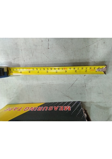 7.5 Metre Çelik Kalın Şerit Metre 25 MM İnch ve Cm