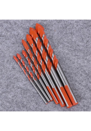 Maiyame Cam, Seramik, Ahşap Ve Plastik İçin 7'li Hızlı Çelik Merkez Matkap Ucu Seti 3mm-12mm - Kaymazsız Tutma Ve Sıkıcı Delme