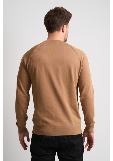 Alexandergardı Bisiklet Yaka Basic Triko Kazak Kahverengi