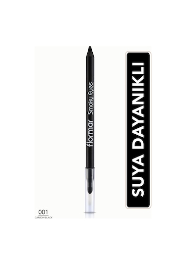 Flormar Smoky Eyes Gölgelendirme Başlıklı Kajal Göz Kalemi 001 Carbon Black