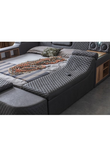 Eymense Escalade Akıllı Lüx Karyola Antrasit