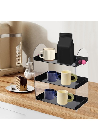 Suntek Dolap Masaüstü Mutfak Için Çok Yönlü Tezgah Üstü Siyah