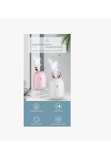 Sevimli Hava Nemlendirici Buhar Makinesi Lovely Humidifier Led Iş