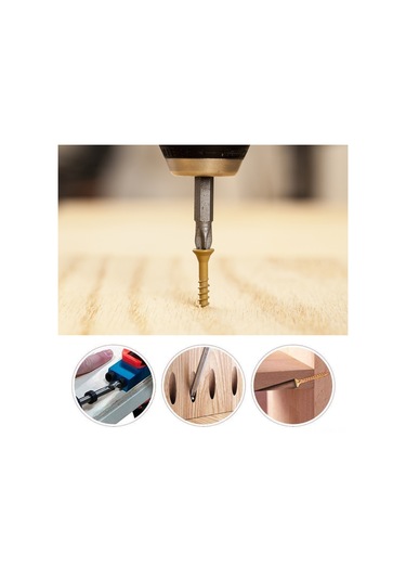 Maiyame 15 Parçalı Ahşap Delme Kiti - 8mm/10mm 15 Derece Açılı Matkap Kılavuzu Ve Delik Lokatörü