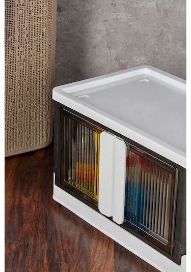 Arbu Home Çok Amaçlı Kapaklı Portatif Istiflenebilir Organizer Dolap