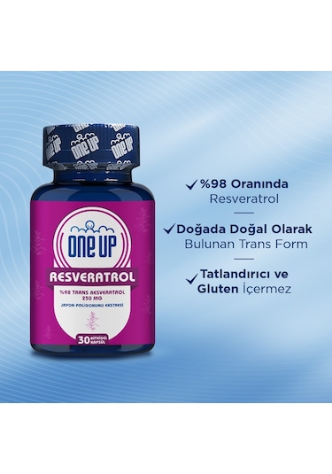 One Up Resveratrol 30 Kapsül