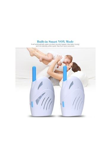 Monyee D3000 Bebek İzleyici: 2.4ghz Kablosuz, İki Yönlü Konuşma, Ağız Çıkması Alarmı, Plastik Malzeme, 5v Giriş