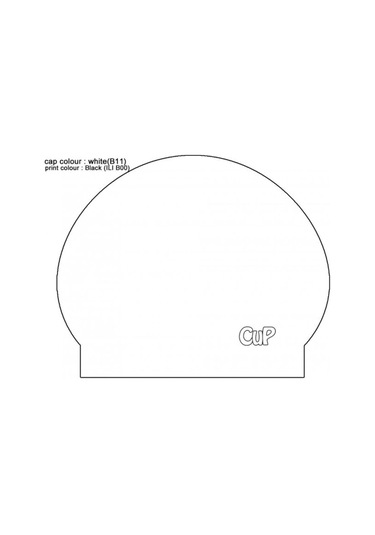 Finis Cup Latex Yüzme Bonesi Beyaz Çok Renkli