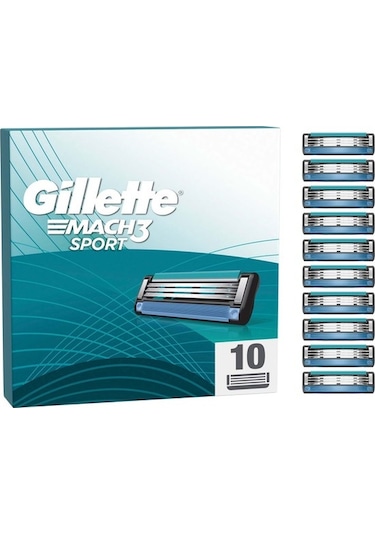 Gillette Mach3 Start Yedek Tıraş Bıçağı 10 Adet