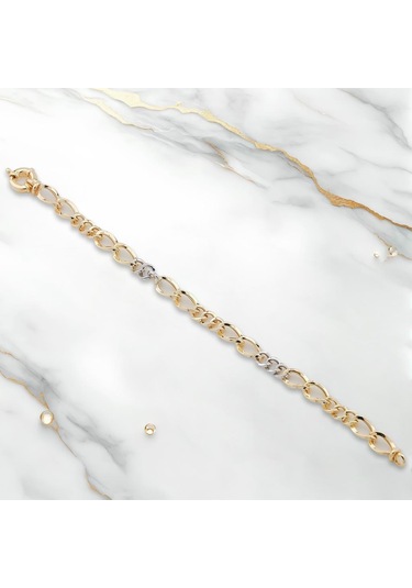 Th5160 Altın Model 925 Ayar Gümüş Hallow Bileklik