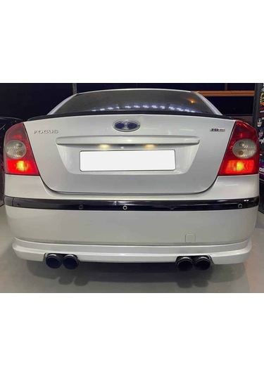 Ford Focus 2 Sedan Arka Ek Difüzör Siyah Plastik 2004 2005 2006 2007 2008 Arka-difizör-bodykit-ek