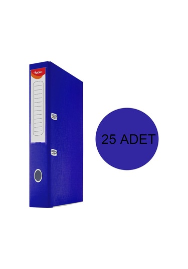Noki Dar Plastik Klasör 56412 130 Mavi 25 Li Koli