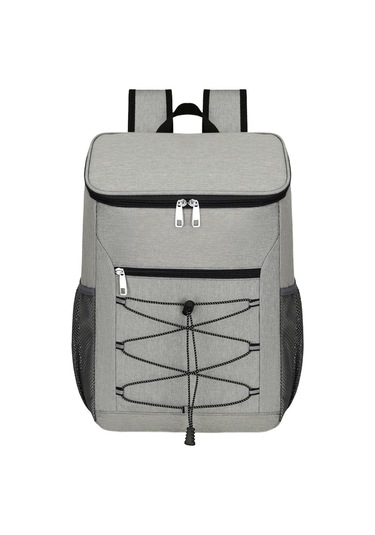 Suntek Yalıtımlı Soğutucu Sırt Çantası Plaj Gri