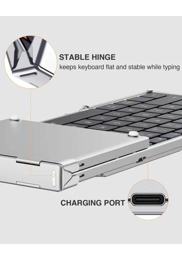 Protoarc Xk01 Sayısal Tuş Takımlı Katlanabilir Bluetooth Klavye
