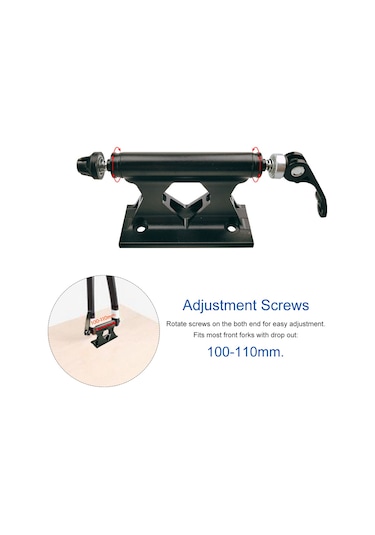 Springsun Bisiklet Taşıma Kıskacı - Hızlı Sökme Özellikli, Alüminyum Alaşım, Mavi